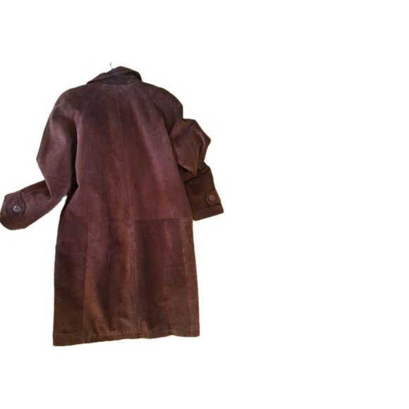 Danier Classic Suede Lined Coat Mid Length - Picture 4 of 4